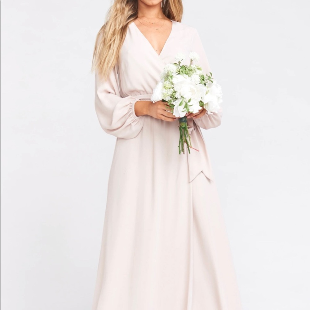 Show Me Your Mumu Lady Long Sleeve Wrap Dress